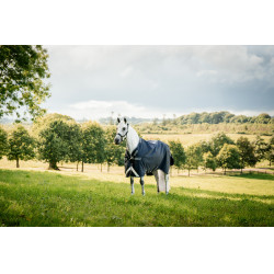 Horseware Rambo 1680D Turnout 450g VL deken Marine / onweer / zilvergrijs Marineblauw Horseware Rambo 1680D Turnout 450g VL deken Marine / onweer / zilvergrijs Marineblauw