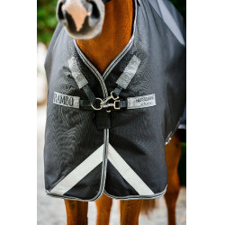 Horseware Rambo 1680D Turnout 450g VL deken Zwart / storm / zilvergrijs Horseware Rambo 1680D Turnout 450g VL deken Zwart / storm / zilvergrijs