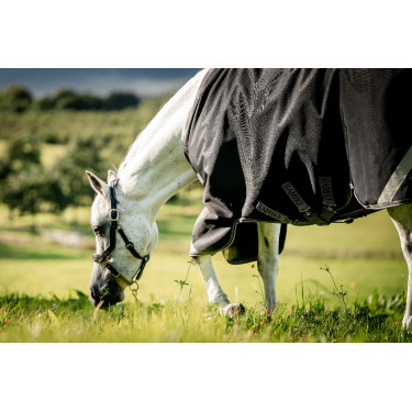Horseware Rambo 1680D Turnout 450g VL deken Zwart / storm / zilvergrijs Horseware Rambo 1680D Turnout 450g VL deken Zwart / storm / zilvergrijs