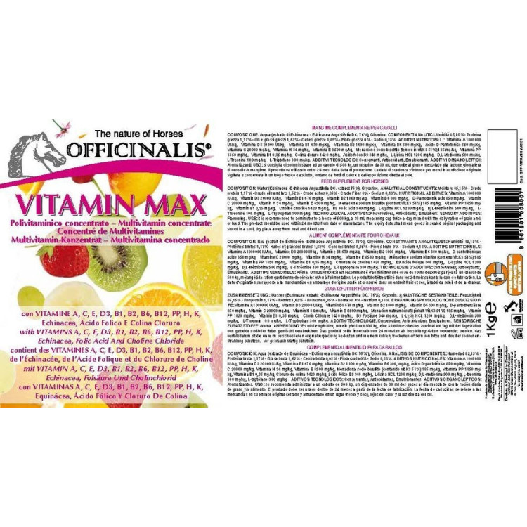 Voedingssupplement Officinalis® Vitaminéral Max Voedingssupplement Officinalis® Vitaminéral Max