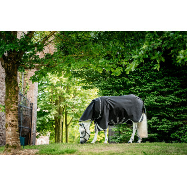Horseware Rambo 1680D Turnout Plus 100g deken Zwart / storm / zilvergrijs Horseware Rambo 1680D Turnout Plus 100g deken Zwart / storm / zilvergrijs