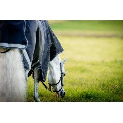 Horseware Rambo 1680D Turnout Plus 100g deken Marine / onweer / zilvergrijs Marineblauw Horseware Rambo 1680D Turnout Plus 100g deken Marine / onweer / zilvergrijs Marineblauw