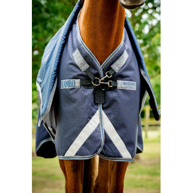 Horseware Rambo Duo Ripstop Plus Turnout Bundel (100g + 100g + 200g) Marine / onweer / zilvergrijs Marineblauw Horseware Rambo Duo Ripstop Plus Turnout Bundel (100g + 100g + 200g) Marine / onweer / zilvergrijs Marineblauw