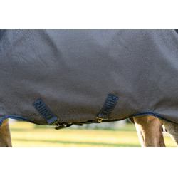 Horseware Rhino Hexstop Plus Pony Turnoutdeken 100g Grijs / indigo / marineblauw