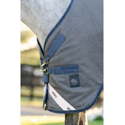 Horseware Rhino Hexstop Plus Poney Turnout 250g VL deken Grijs / indigo / marineblauw Horseware Rhino Hexstop Plus Poney Turnout 250g VL deken Grijs / indigo / marineblauw