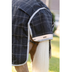 Horseware Rhino Wug Poney Turnout 0g deken Zwart / wit-grijze ruiten Horseware Rhino Wug Poney Turnout 0g deken Zwart / wit-grijze ruiten