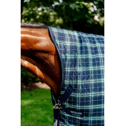Horseware Rhino Wug Turnout 0g deken Hunter check /Marine / vert Motieven Horseware Rhino Wug Turnout 0g deken Hunter check /Marine / vert Motieven