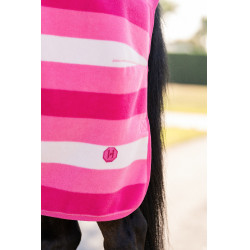 Newmarket Fleece Cooler polar deken van Horseware Rose witney Roze