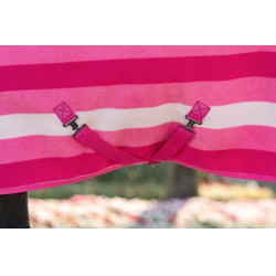 Newmarket Fleece Cooler polar deken van Horseware Rose witney Roze
