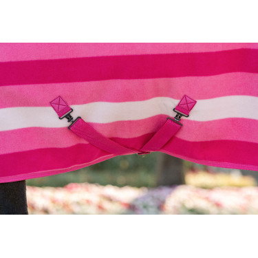 Newmarket Fleece Cooler polar deken van Horseware Rose witney Roze