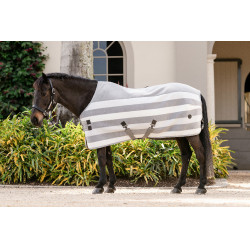 Horseware Newmarket Poney Fleece Cooler polar deken Houtskool witney Grijs