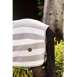 Horseware Newmarket Poney Fleece Cooler polar deken Houtskool witney Grijs