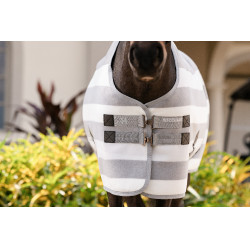 Horseware Newmarket Poney Fleece Cooler polar deken Houtskool witney Grijs