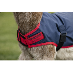 Horseware geiten deken 0g Marine / rood Blauw Horseware geiten deken 0g Marine / rood Blauw