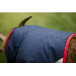 Horseware geiten deken 0g Marine / rood Blauw Horseware geiten deken 0g Marine / rood Blauw