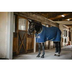 Horseware Rambo Techni Waffle Cooler zweetdeken Marine / onweer / zilvergrijs Marineblauw Horseware Rambo Techni Waffle Cooler zweetdeken Marine / onweer / zilvergrijs Marineblauw