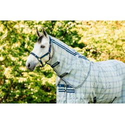 Vliegwerende halsbescherming Horseware Newmarket Marine witney Marineblauw