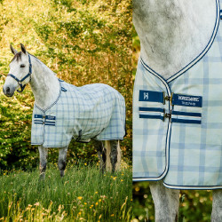 Vliegwerende halsbescherming Horseware Newmarket Marine witney Marineblauw