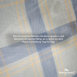 Vliegwerende halsbescherming Horseware Newmarket Marine witney Marineblauw