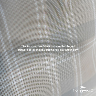 Vliegwerende halsbescherming Horseware Newmarket Houtskool witney Grijs