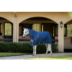 Staldekennekraag Horseware Amigo Ripstop Insulator 200g Marine / titaangrijs Marineblauw