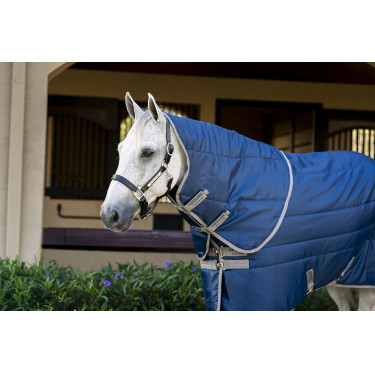 Staldekennekraag Horseware Amigo Ripstop Insulator 200g Marine / titaangrijs Marineblauw