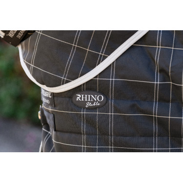 Stalhalsdeel Horseware Rhino 200g Zwart / wit-grijze ruiten