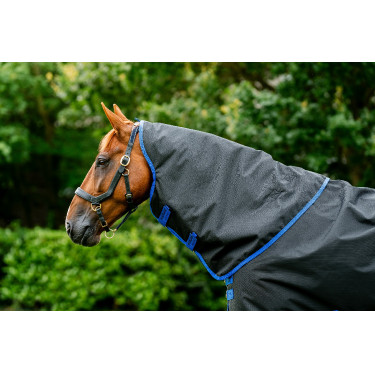 Halshoes Horseware Amigo Ripstop 900D Turnout Hood 150g Zwart / klassiek blauw