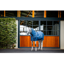 Nekbeschermer Horseware Ionic Therapy Mesh Cooler Bleu imperial / argent /Marine Blauw