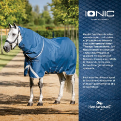 Halsstuk Horseware Ionic Therapy Turnout 0g Bleu imperial / argent /Marine Blauw