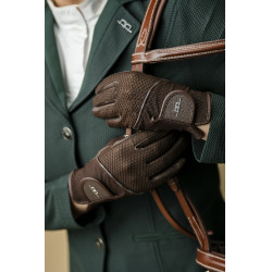 Mesh handschoenen Horseware Motion Lite Bruin
