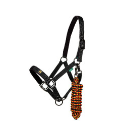 Halster en touw Horseware Newmarket Witgoud Halster en touw Horseware Newmarket Witgoud