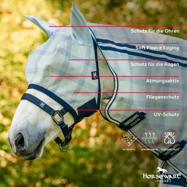 Horseware Newmarket vliegenmaskers Horseware Newmarket vliegenmaskers