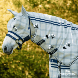 Horseware Newmarket vliegenmaskers Marine witney Marineblauw