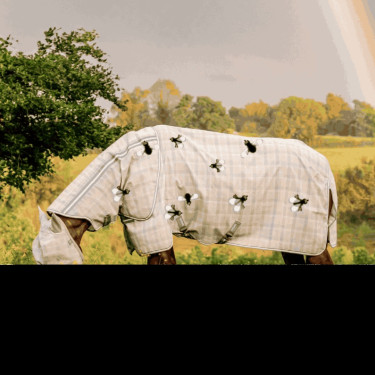 Horseware Newmarket vliegenmaskers Houtskool witney Grijs Horseware Newmarket vliegenmaskers Houtskool witney Grijs