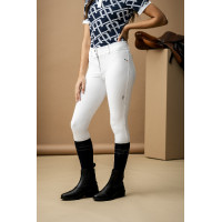 Horseware AA Aria rijbroek met kniestukken en middelhoge taille Wit Horseware AA Aria rijbroek met kniestukken en middelhoge taille Wit