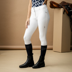 Horseware AA Aria rijbroek met kniestukken en middelhoge taille Wit