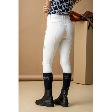Horseware AA Aria rijbroek met kniestukken en middelhoge taille Wit