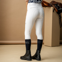 Horseware AA Aria rijbroek met kniestukken en middelhoge taille Wit