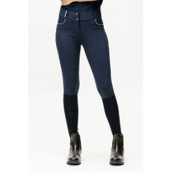 Horseware Newmarket broek middelhoge taille kniegreep Marine / marine Blauw Horseware Newmarket broek middelhoge taille kniegreep Marine / marine Blauw