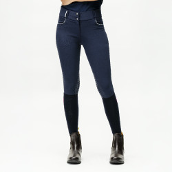 Horseware Newmarket broek middelhoge taille kniegreep Marine / marine Blauw Horseware Newmarket broek middelhoge taille kniegreep Marine / marine Blauw