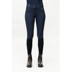 Horseware Newmarket broek middelhoge taille kniegreep Marine / marine Blauw Horseware Newmarket broek middelhoge taille kniegreep Marine / marine Blauw