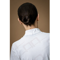 Wedstrijdpolo Horseware AA Elena met korte mouwen Wit