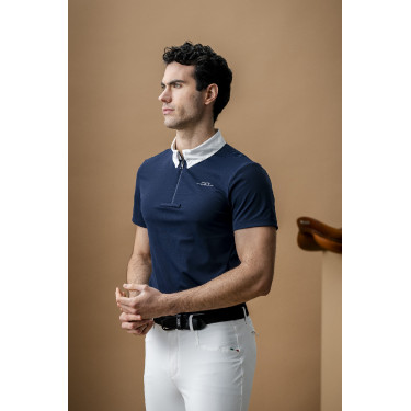 Wedstrijdpolo Horseware AA Gabrio Marine Marineblauw