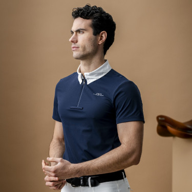 Wedstrijdpolo Horseware AA Gabrio Marine Marineblauw