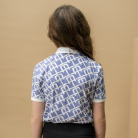 Polo Horseware AA Kinderen Zanara Siciliaans blauw Polo Horseware AA Kinderen Zanara Siciliaans blauw