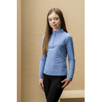 Polo Horseware Kinderen AA Sofia Zonnebloes Siciliaans blauw Polo Horseware Kinderen AA Sofia Zonnebloes Siciliaans blauw
