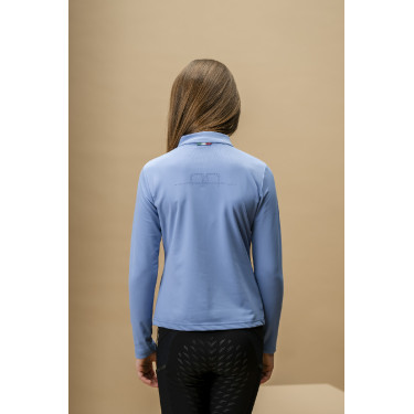 Polo Horseware Kinderen AA Sofia Zonnebloes Siciliaans blauw