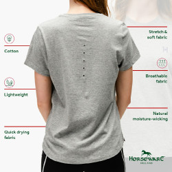 T-shirt Horseware Active Grijs T-shirt Horseware Active Grijs