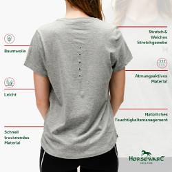 T-shirt Horseware Active Grijs T-shirt Horseware Active Grijs